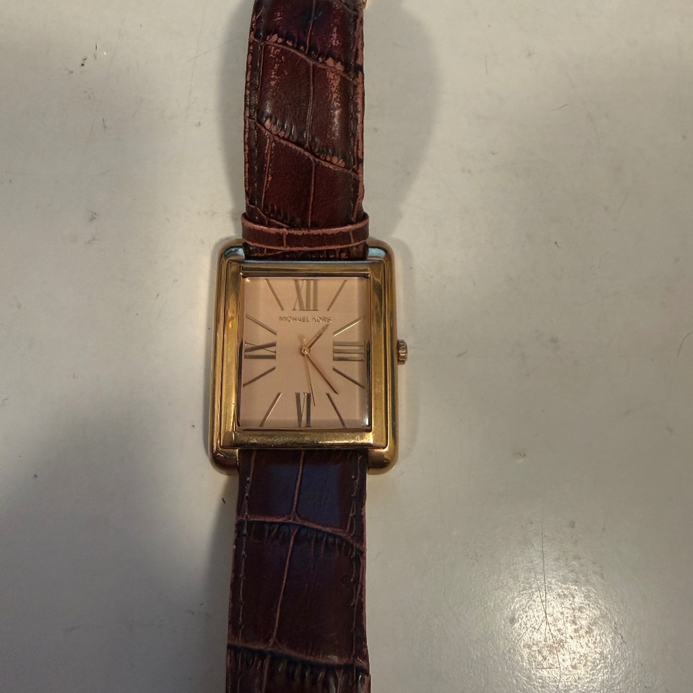 Michael Kors Mens Dress Tank Watch